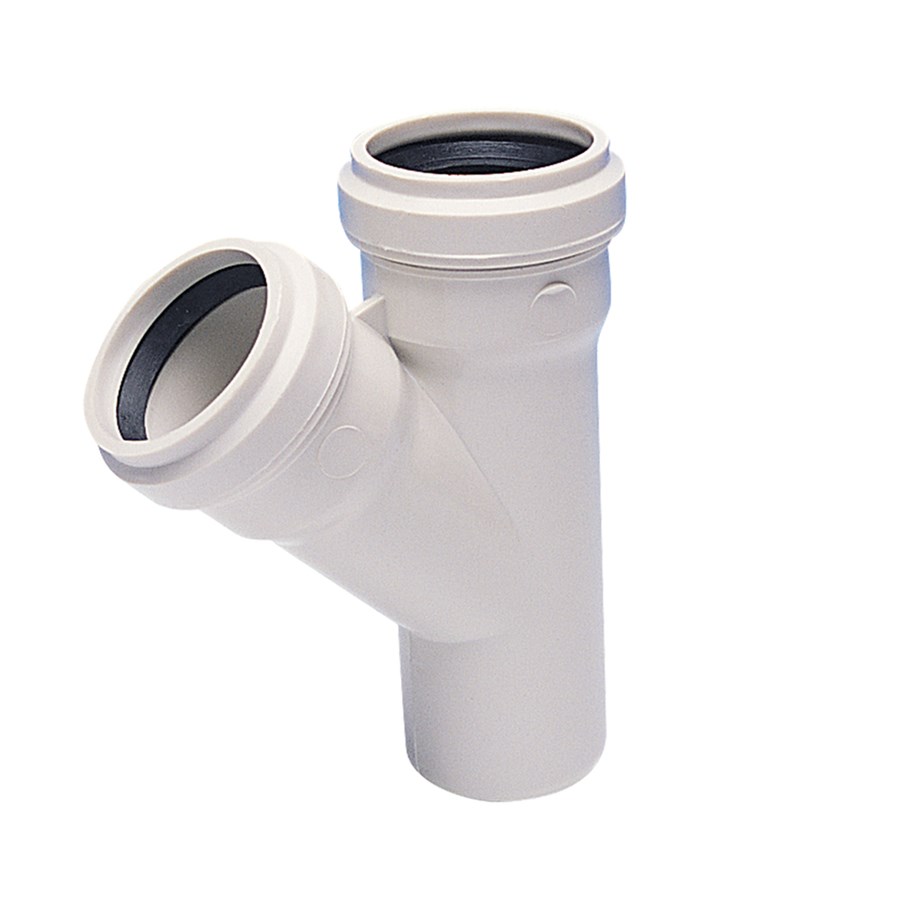 KALDE PVC-U TEK ÇATAL 110*50*45 SBR-OMOK45