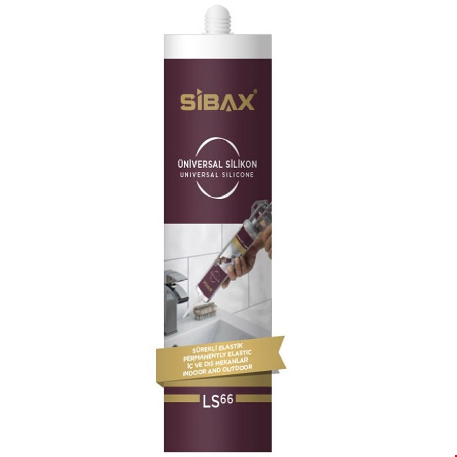 SİBAX ÜNİVERSAL SİLİKON 280 ML SİYAH LS66