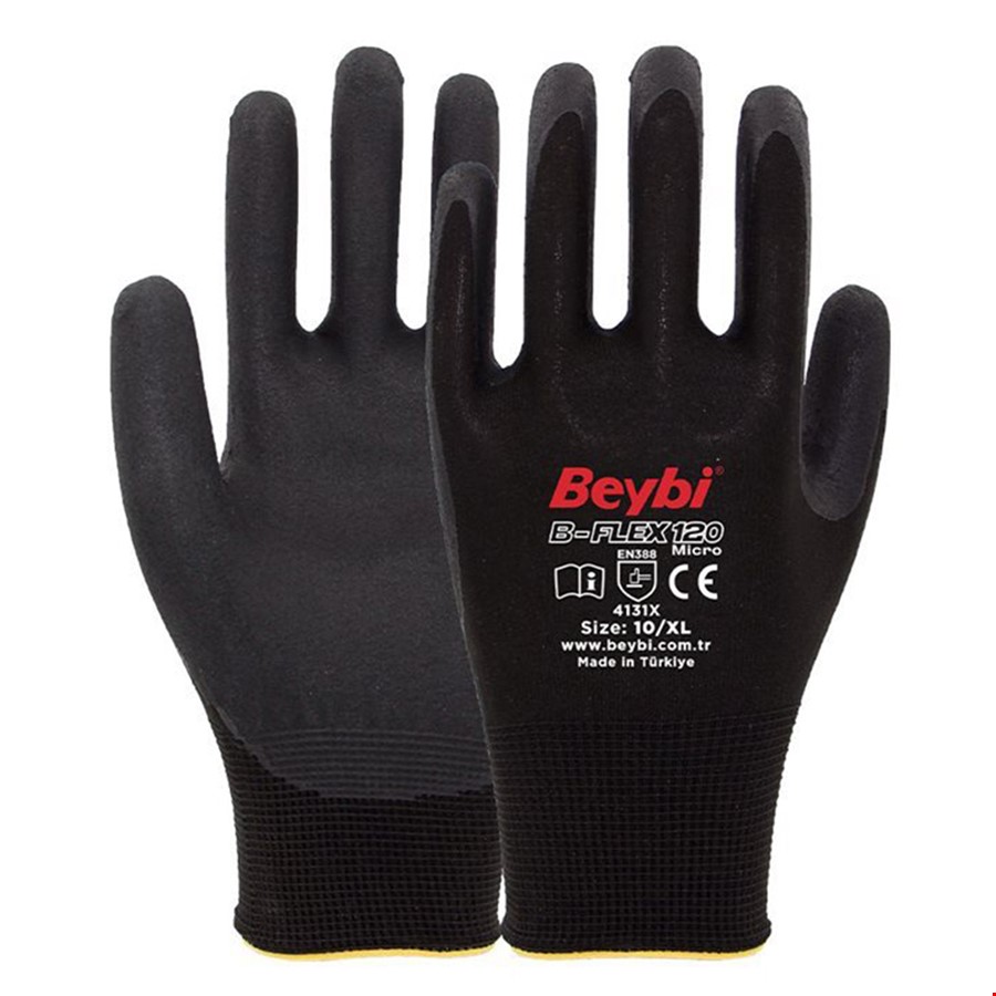ELDİVEN BEYBİ NİTRİL KAPLI B-FLEX 120 9 NO