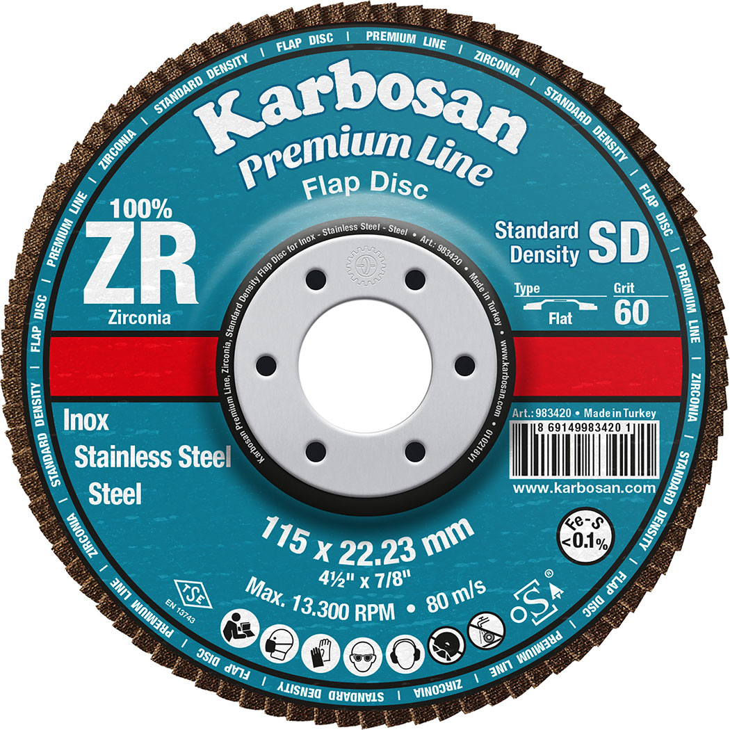 KARBOSAN 115 MM KONIK ZR FLAP DISK 60 983460