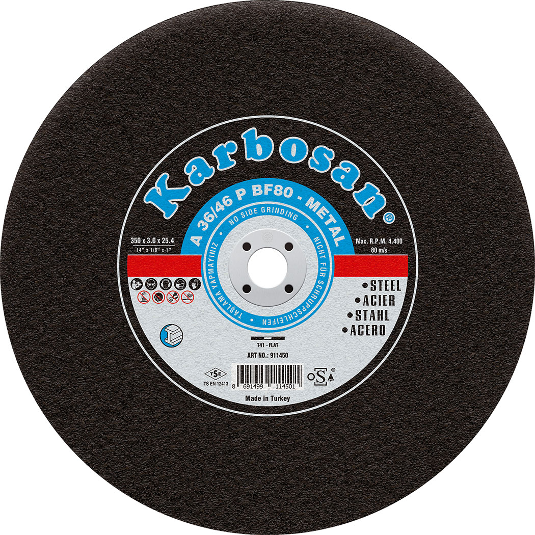 KARBOSAN NK DÜZ KESİCİ 350*3,5*25,4 910860