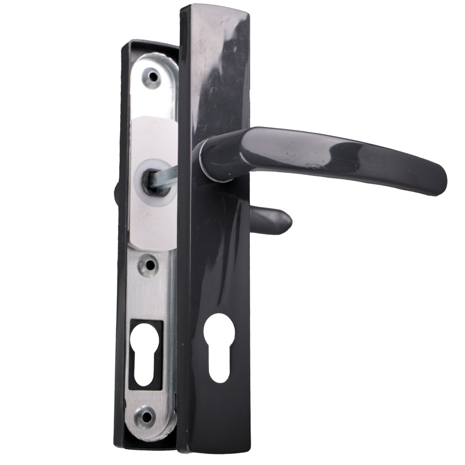 PVC PLASTİK KAPI KOLU YALE ANTRASİT 7016